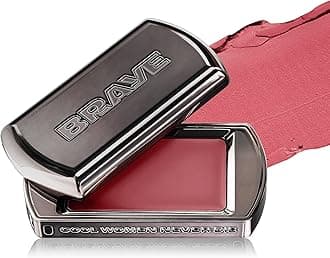 BRAYE LIPSLEEK BLUR | Blush for Cheeks & Lips, Korean Makeup Blush, Cool Lip and Cheek Balm, Vegan Cream, Lightweight w/Blendable & Buildable Makeup, Natural Look 08 WITTY 0.08oz
