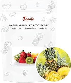 Fanale Premium Pineapple Bubble Tea Flavoring Powder | Perfect for Baking, Smoothies, Desserts and Drinks | Instant Flavoring Powder for Boba Milk Tea - 2.2 Pounds (Pack of 1)