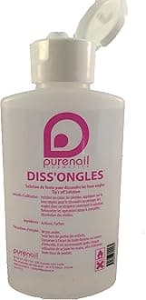 Diss'ongles Pure Acetone 100 ml Dissolves False Nails, UV Gels and Permanent Varnish