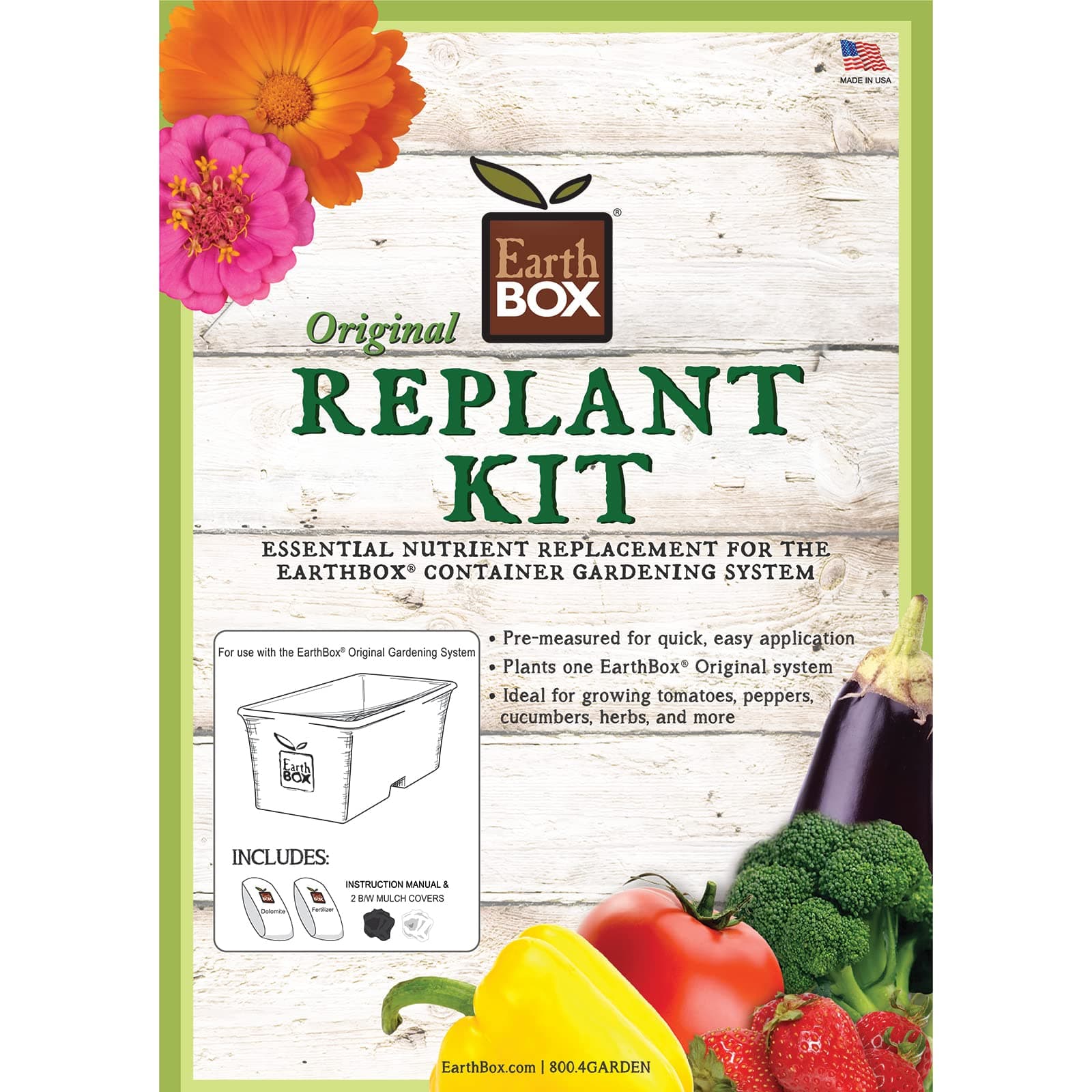EarthBox Replant Kit