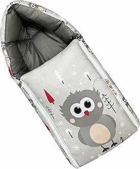 NEW COMERS® 3 in 1 Baby Bed, Sleeping Bag & Carry Nest, Cotton Baby Bedding for New Born & Infant, Travel Friendly Portable Bassinet, for Baby Carrying & co Sleeping, Unisex Baby Sleeping Bed-857
