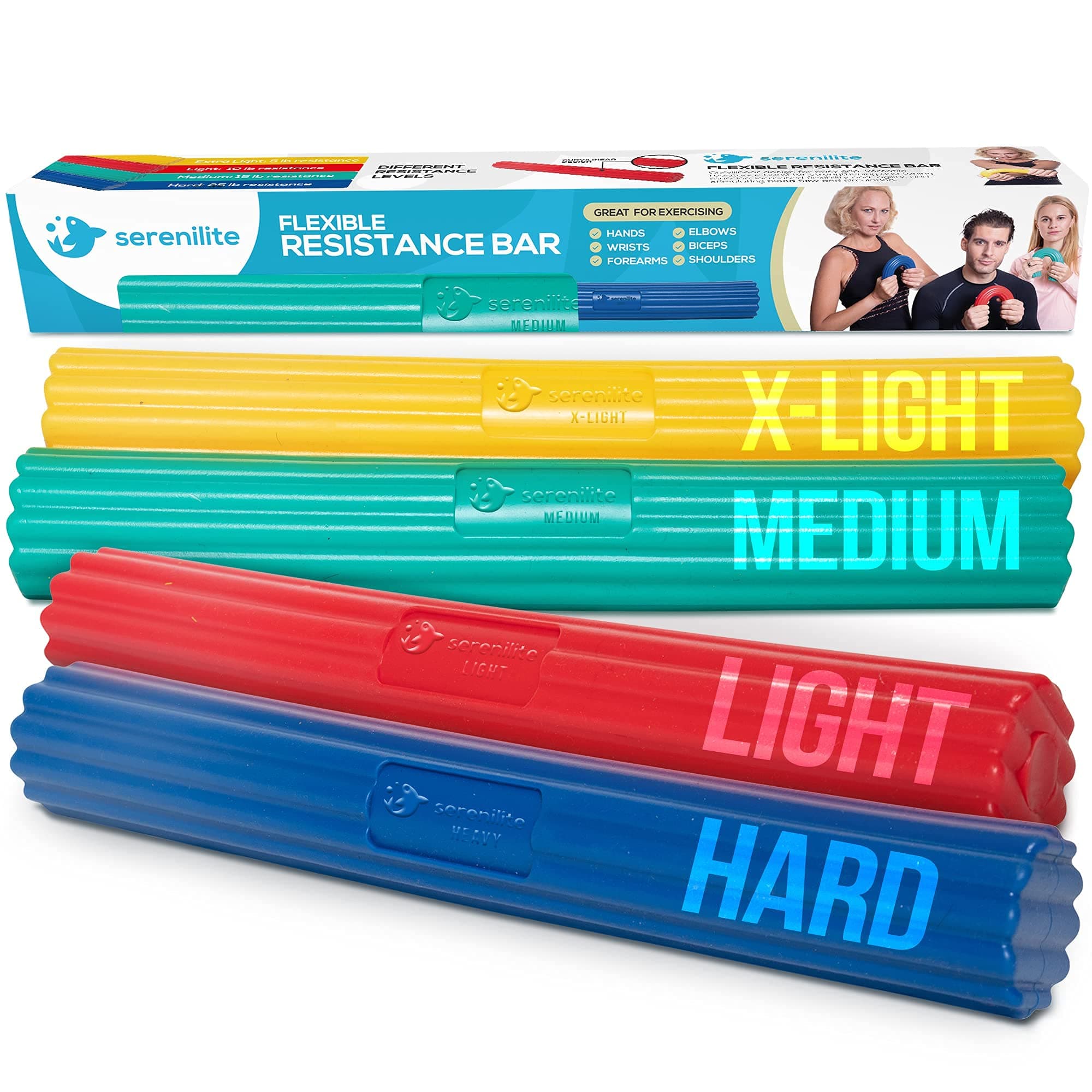 Flex Bar - Set of 4 - Extra Light, Light, Medium, Hard