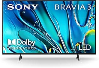 Sony 43-Inch Class 4K Ultra HD BRAVIA 3 LED Smart TV with Google TV, Dolby Vision HDR, and Exclusive Features for PlayStation®5 (K-43S30)