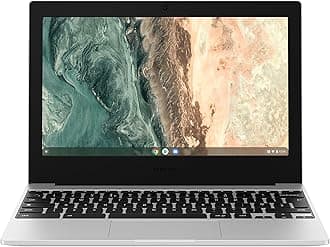 Samsung Chromebook Go (Wifi) Laptop | Anti-Glare 11.6 Inch HD LED Display with 180° hinge| Intel Celeron N4500 | 4 GB RAM | 64 GB eMMC| Chrome OS | Silver | Memory Card Slot