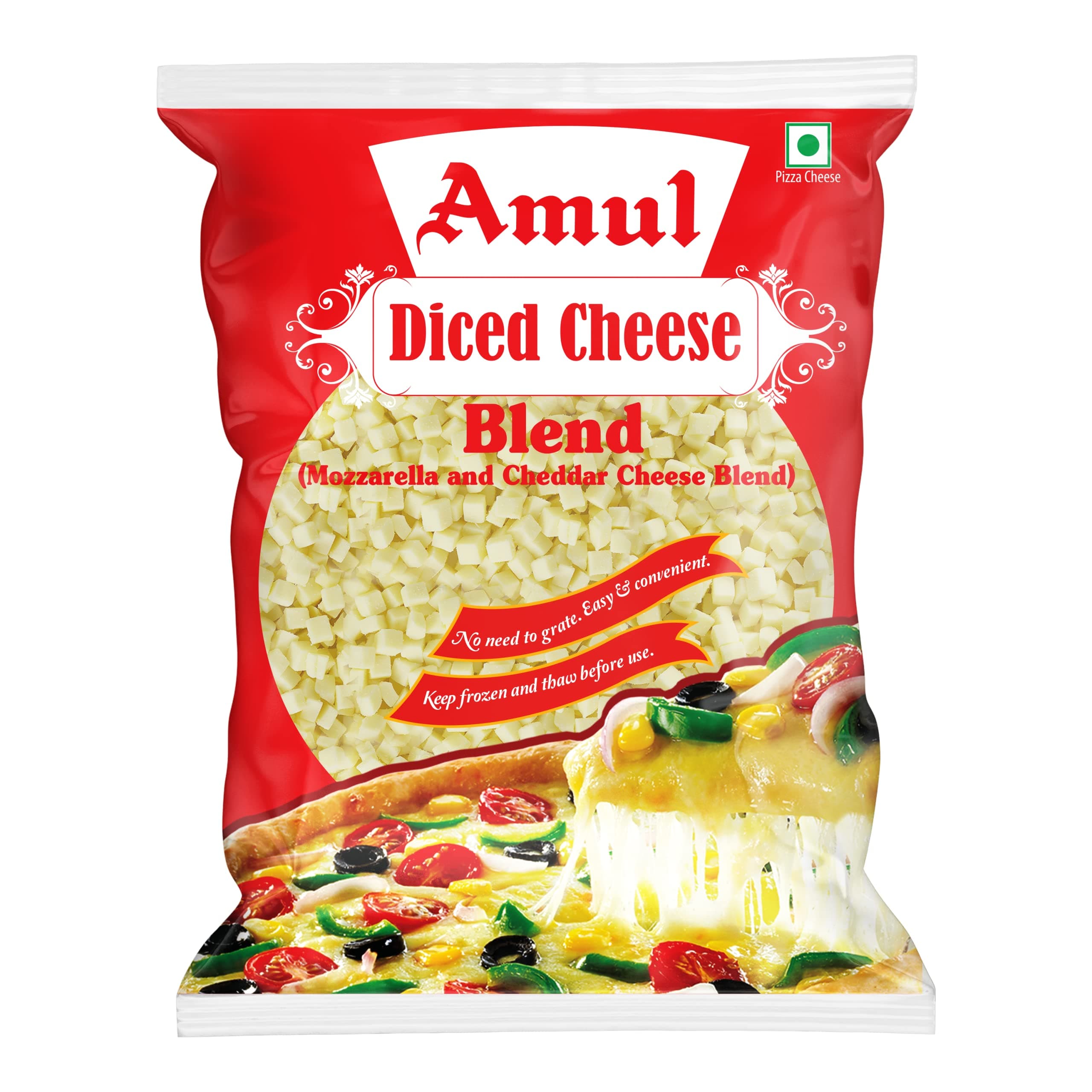 Amul Diced Cheese Blend, 200 g