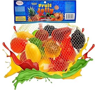 Funtasty Squeezable Fruit Jellies Candy - 25 Count Bag - Assorted Flavors