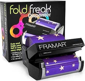 Fold Freak Foil Dispenser for Aluminum Foil, Hair Color Foils - Cuts and Folds Hair Foils For Highlighting