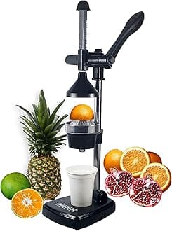 Manual Fruit Juicer Hand Press Citrus Cold Press Juice Machine for Home Made Instant Guest Serving Drink