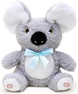 Sponsored Ad – 30 cm (12") Peekaboo Koala Plush Toy Animated Singing Toy with Double Function and Movable Ears Perfect for Development