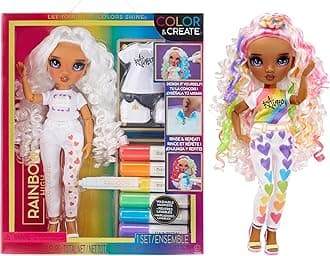 Rainbow High Color & Create Fashion Doll- Purple Eyes