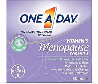 Women's Menopause Multivitamin with Vitamin A, Vitamin C, Vitamin D, Vitamin E and Zinc for Immune Health Support, Bone health, 50 Count (Packaging May Vary)