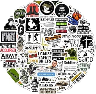 BulbaCraftFunny Army Stickers