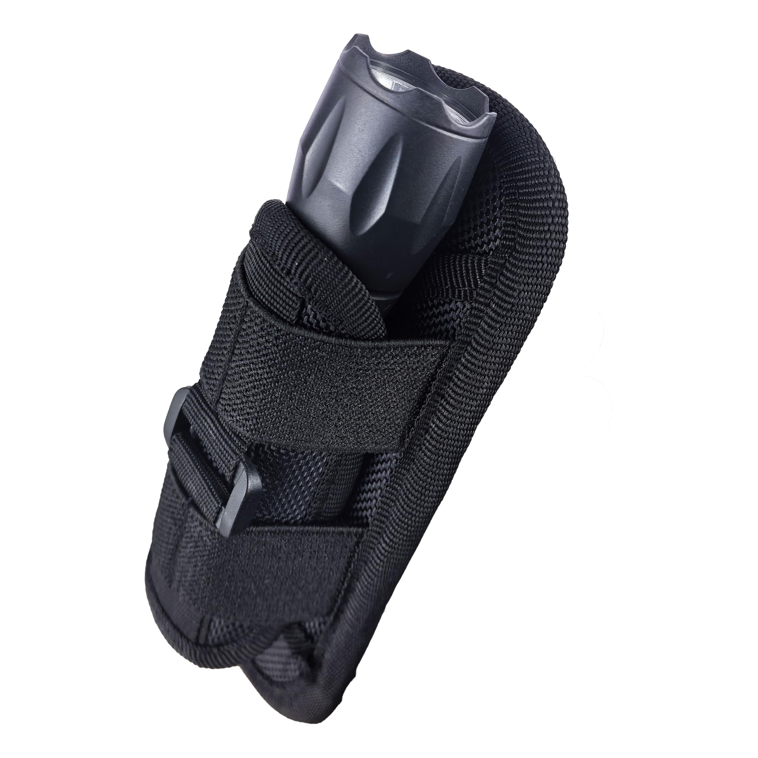 Tactical Flashlight Holster, Flashlight Pouch, Tactical Flashlight Carrying Case for Duty Belt Police Safety Belt