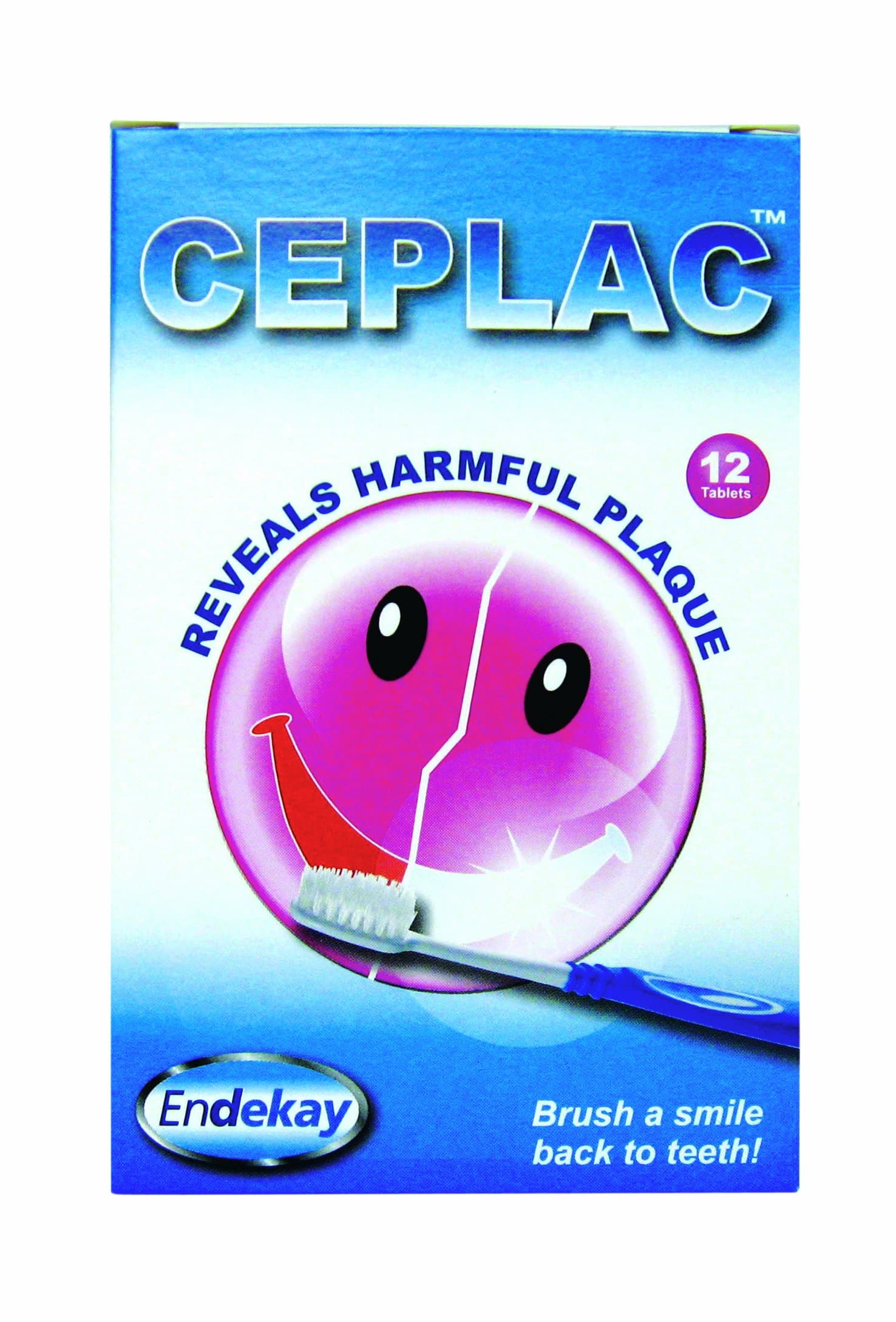Endekay Ceplac Disclosing Tablets 12