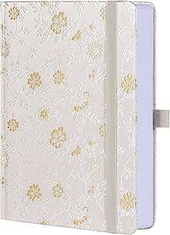 Dotted Journal Notebook for Women Men, A5 Journals for Writing, 160gsm 190 Pages Thick Paper, Perfect for Office & Home School Supplies, 8.4 X 5.8 In