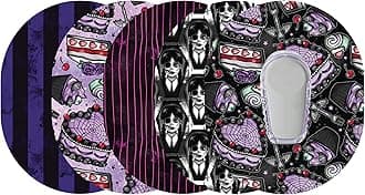 Adhesive Patches for Dexcom G6 – 5-Pack Waterproof, Sweatproof CGM Overpatches – Hypoallergenic CGM Patches (Sweet Revenge)