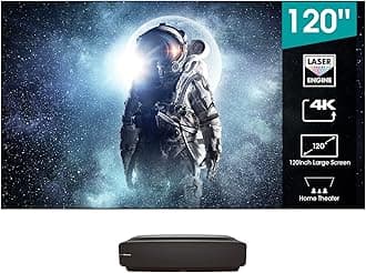 120L5 Ultra Short Throw Laser Cinema Projector – 4K UHD, 120‑Inch Support (Screen Not Included)