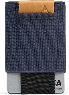 Wallet for Men and Women: Slim Minimalistic Wallet with Durable Materials, Easy Access Pull Tab, Cash Pocket, and Holds 4-14 Cards – Perfect for Professional or Casual Use