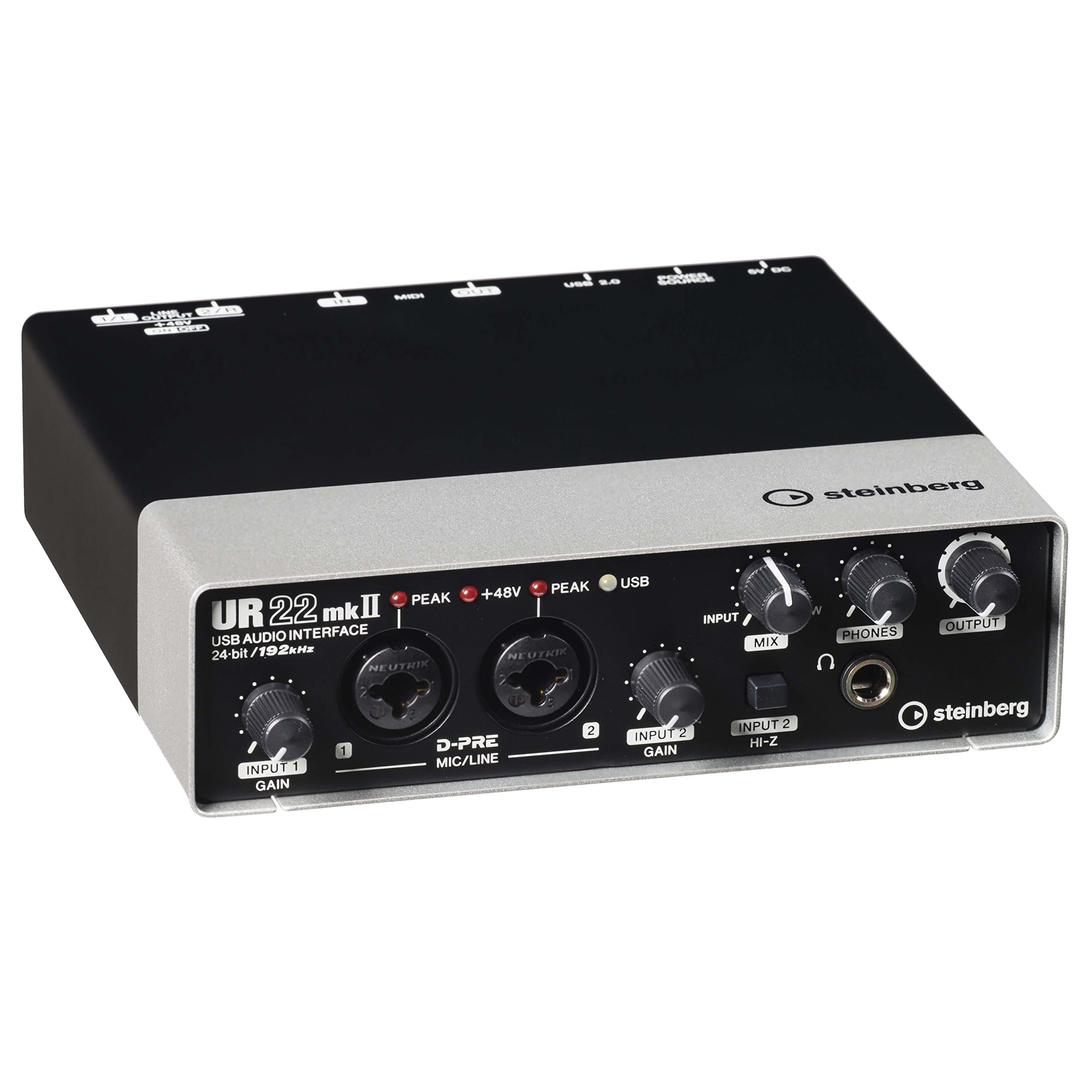 Steinberg UR22 MKII USB Audio Interface with iPad Support