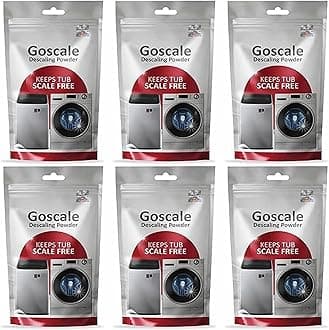 Niceter LG Washing Machine Drum Cleaning Powder Descaling Powder For Top & Front Load LG SACAL-G-O Washing Machines (100G)-Scale Remover & Washing Drum Cleaner For Cleaner,Fresher Laundry (Pack of 6)