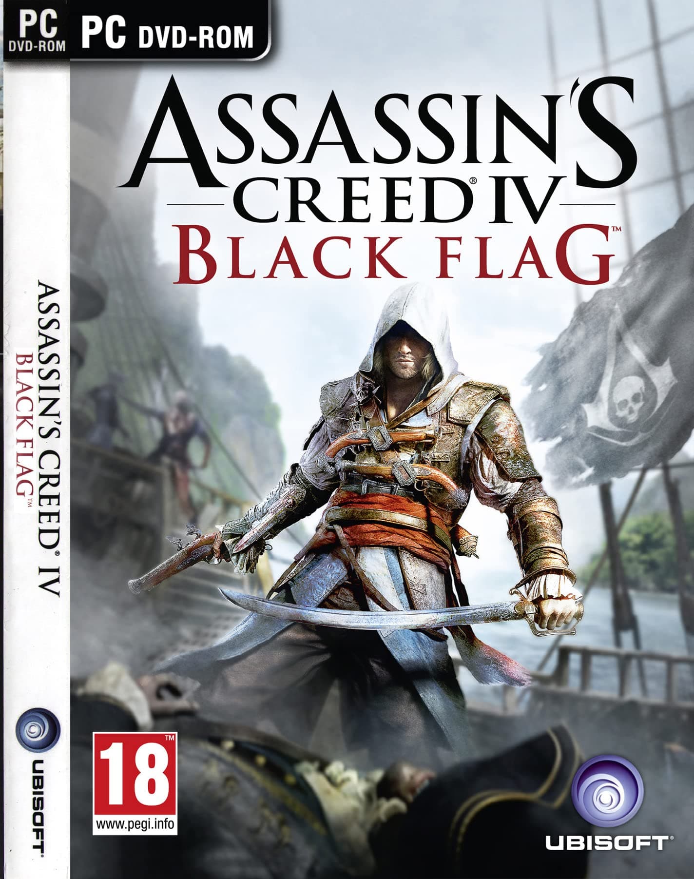 Assassin Creed 4 Black Flag Pc Game DVD For Windows (Physical Disc)