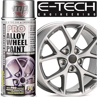 PRO 400ml Aerosol Spray Alloy Wheel Refurbish, Refresh & Customise Paint (Chromium Bright Silver)