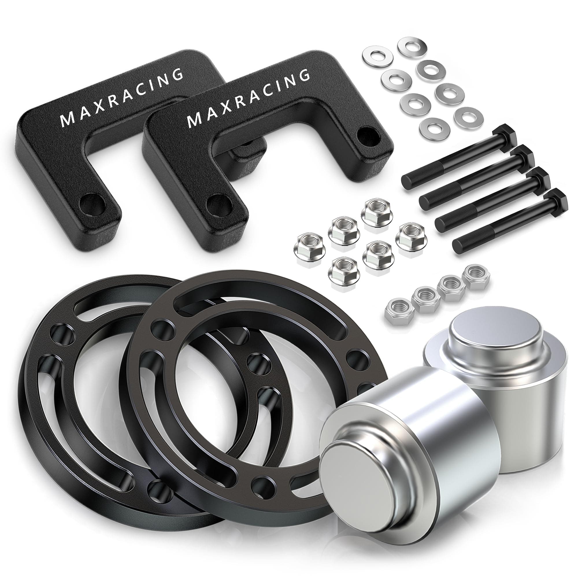 Maxracing 3" Front + 2" Rear Leveling Lift Kit Compatible With 2007-2020 Chevy Tahoe | Suburban 1500 2007-2013 Avalanche 2000-2020 Gmc Yukon 4Wd/2Wd