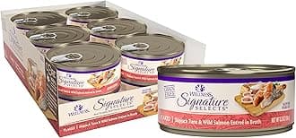 CORE Grain-Free Signature Selects Wet Cat Food, Natural Protein-Rich Recipe, Made with Real Flaked Tuna & Salmon, 5.3oz Cans (Pack of 12)