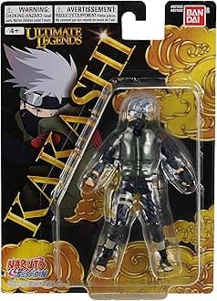 BANDAI Ultimate Legends Naruto Action Figure Kakashi Hatake Anime Figure 12cm Naruto Figure with Strong Articulation Collectable Anime Merch Naruto Themed Anime Gifts, VE87533