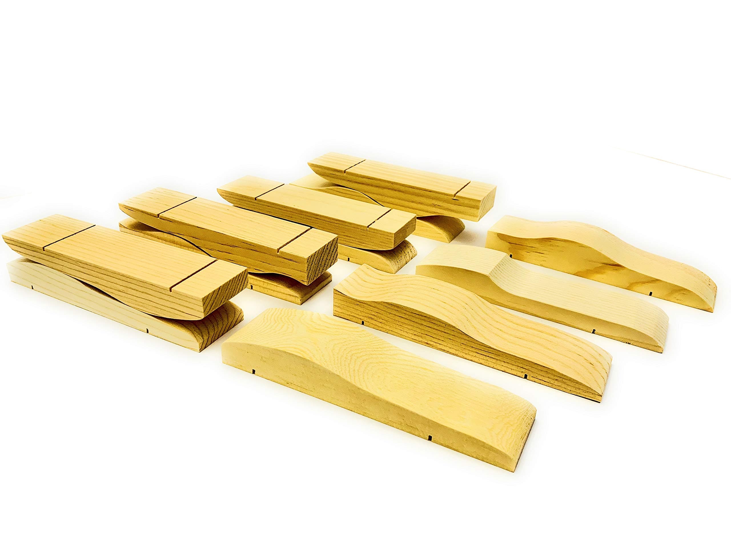 Maximum Velocity Derby Car Kit Shaped Bulk Pack (12) Pres-Shaped Pine Block Kits Includes Wheels & Axles Pinewood Car Kits