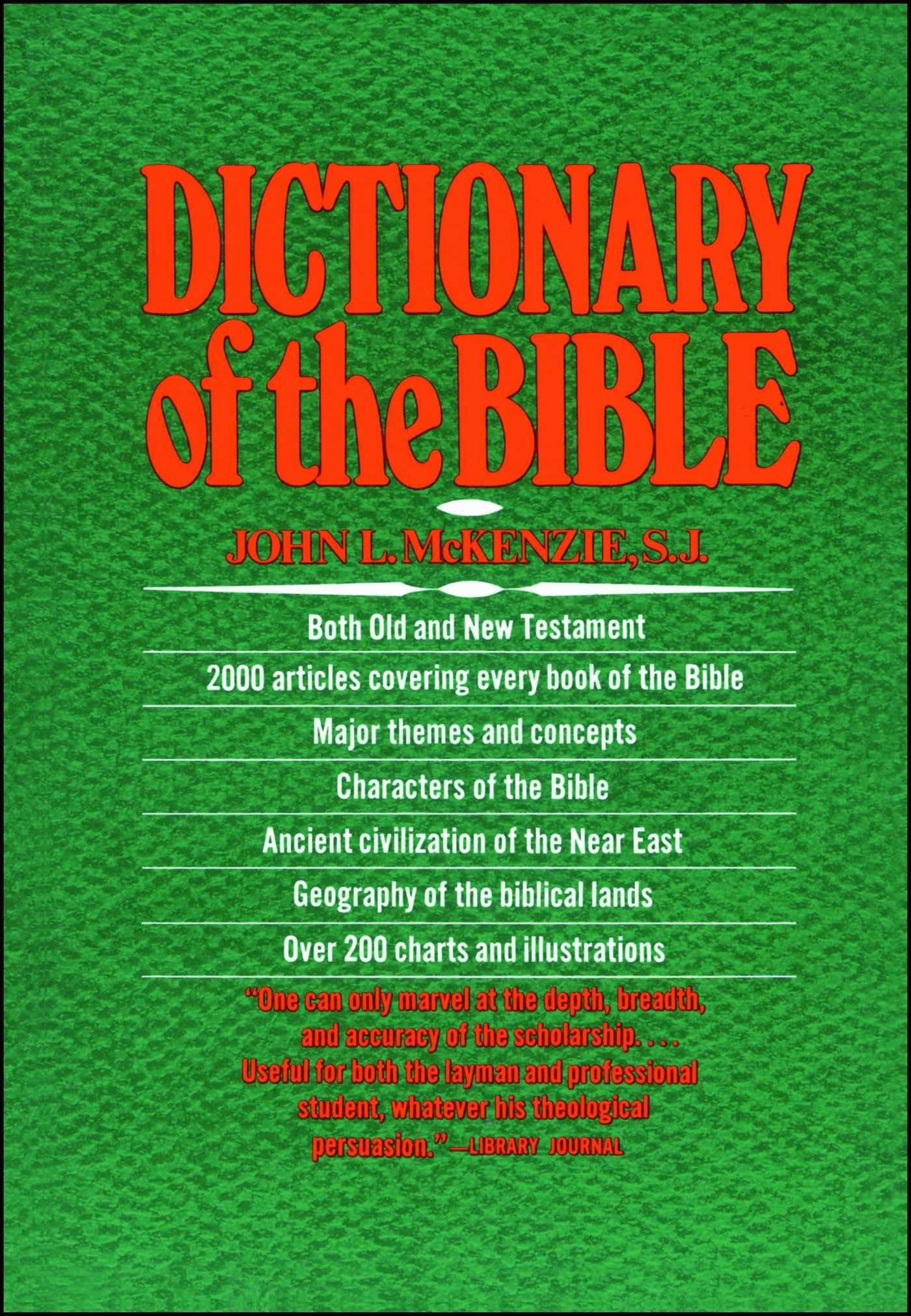 Dictionary Of The Bible
