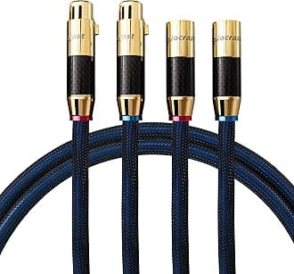 Pair HiFi Audio XLR Cord, 3.3FT/1M, 3 Pin XLR Male - Female Signal Cable Microphone Cable, Hi-end Balanced Interconnect Cable Mic Cords