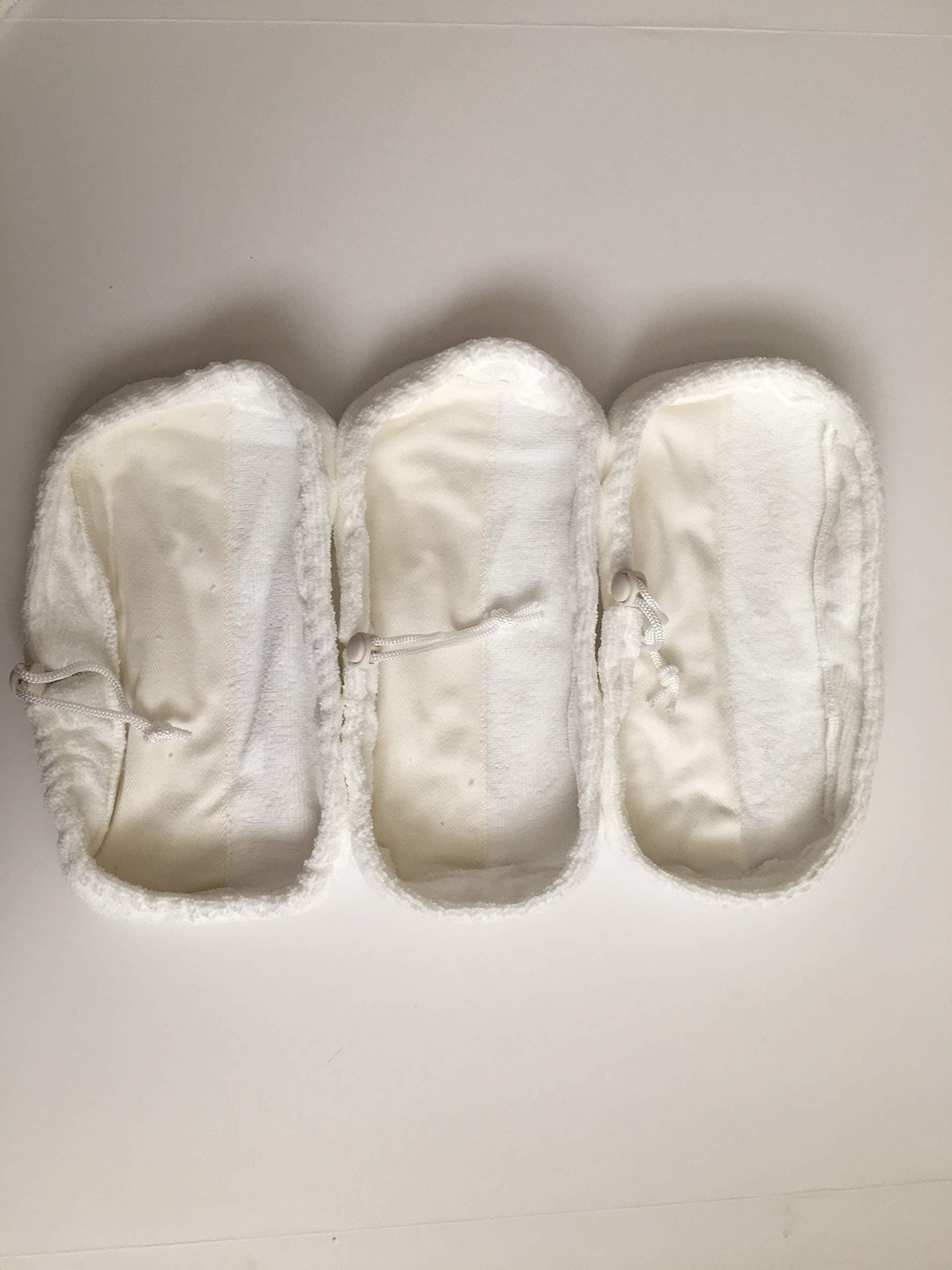 3 Reusable Microfiber Replacement Pads Compatible with Swiffer Bissell Steamboost