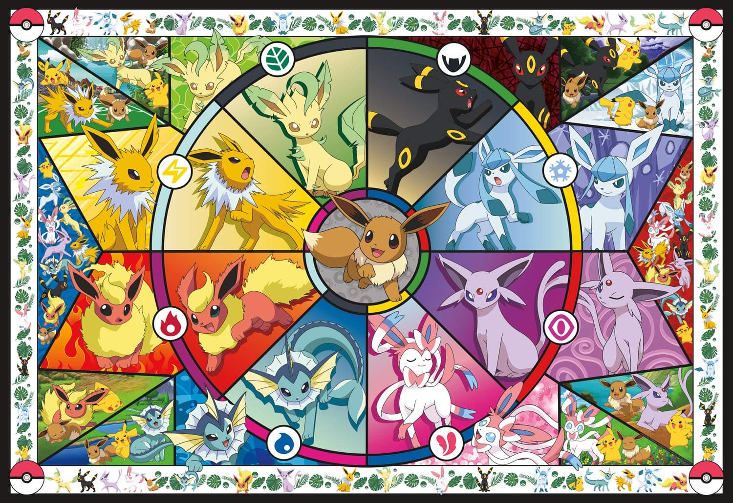 Pokemon - Eevee's Stained Glass