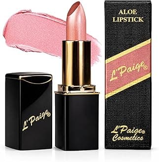 L'Paige Designer Lipstick L56 Rosy Pearl,All-Natural, AloeVera, Long-lasting Moisturising