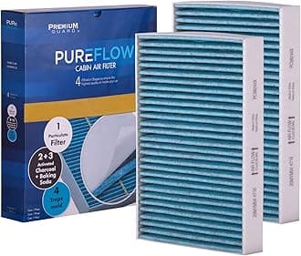 Pureflow Cabin Air Filter PC99244X | Fits 2019-22 BMW X5, X6, X7, 2016-22 530i xDrive, 530i, 540i xDrive, 540i, 750i, 750i xDrive, 740i, 2018-22 530e, 530e xDrive, 2018-22 M550i xDrive, M850i xDrive