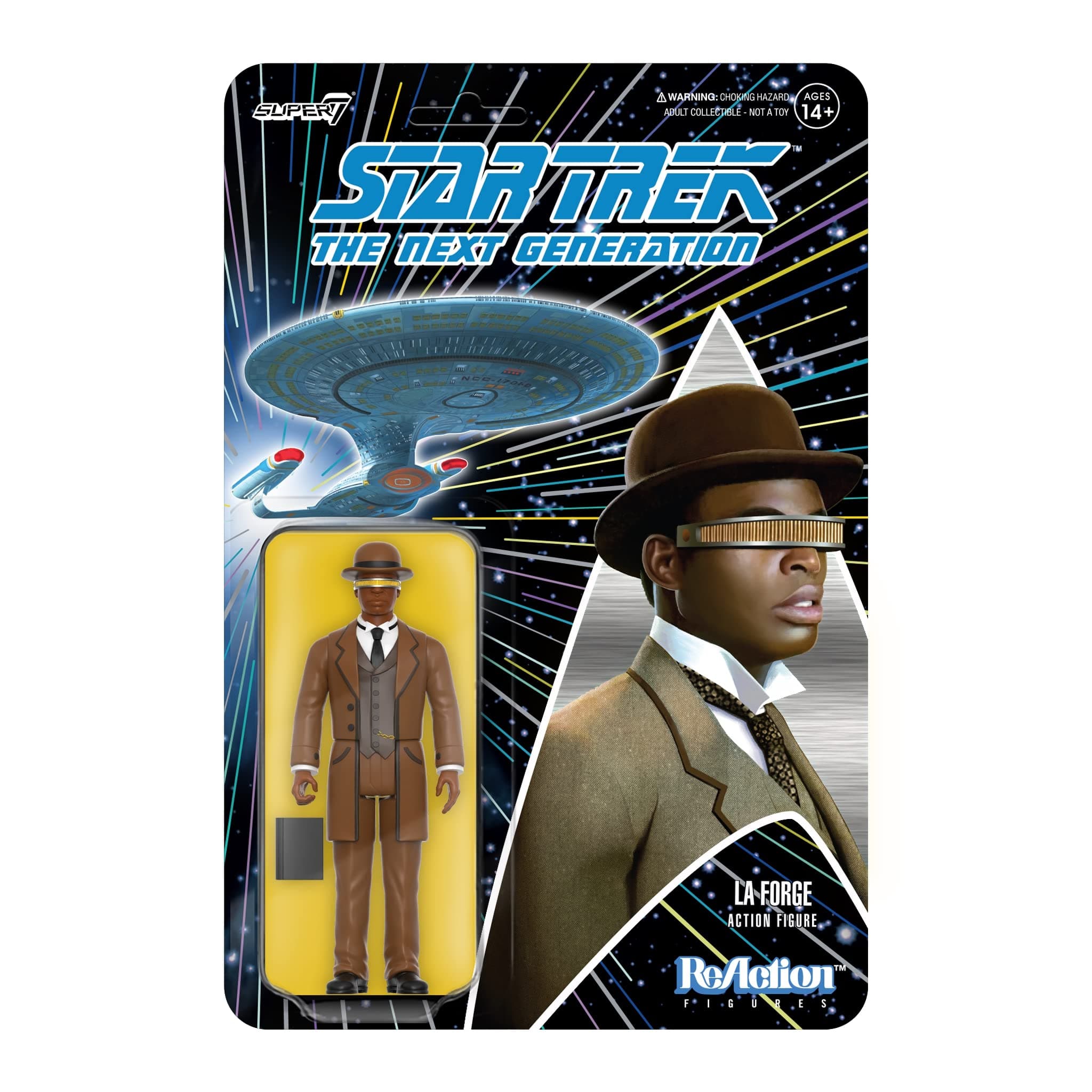 Star Trek: The Next Generation Victorian La Forge - 3.75" Star Trek Action Figure with Accessory Classic TV Show Collectibles and Retro Toys