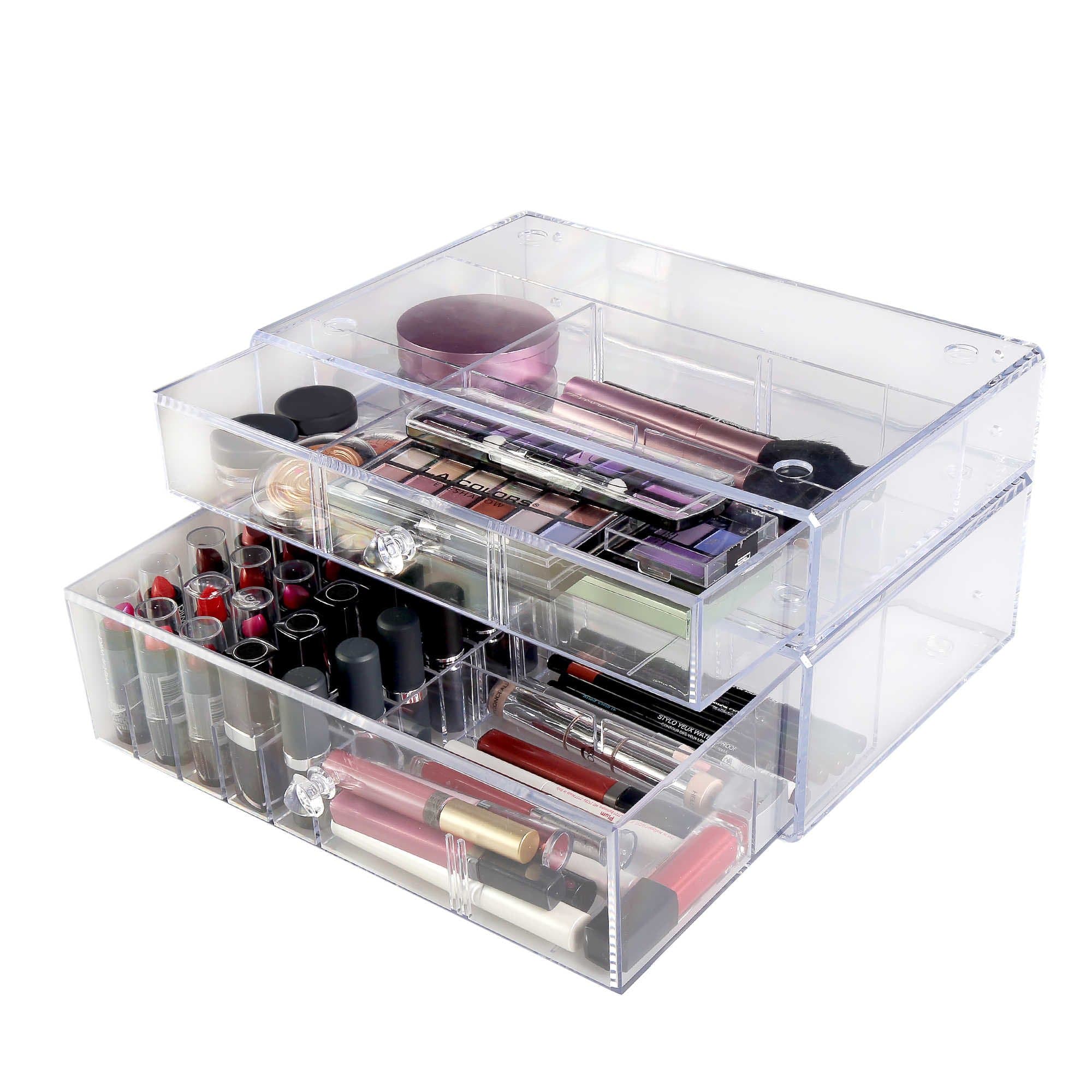Lori Greiner Clear Stacking Cosmetic Organizer