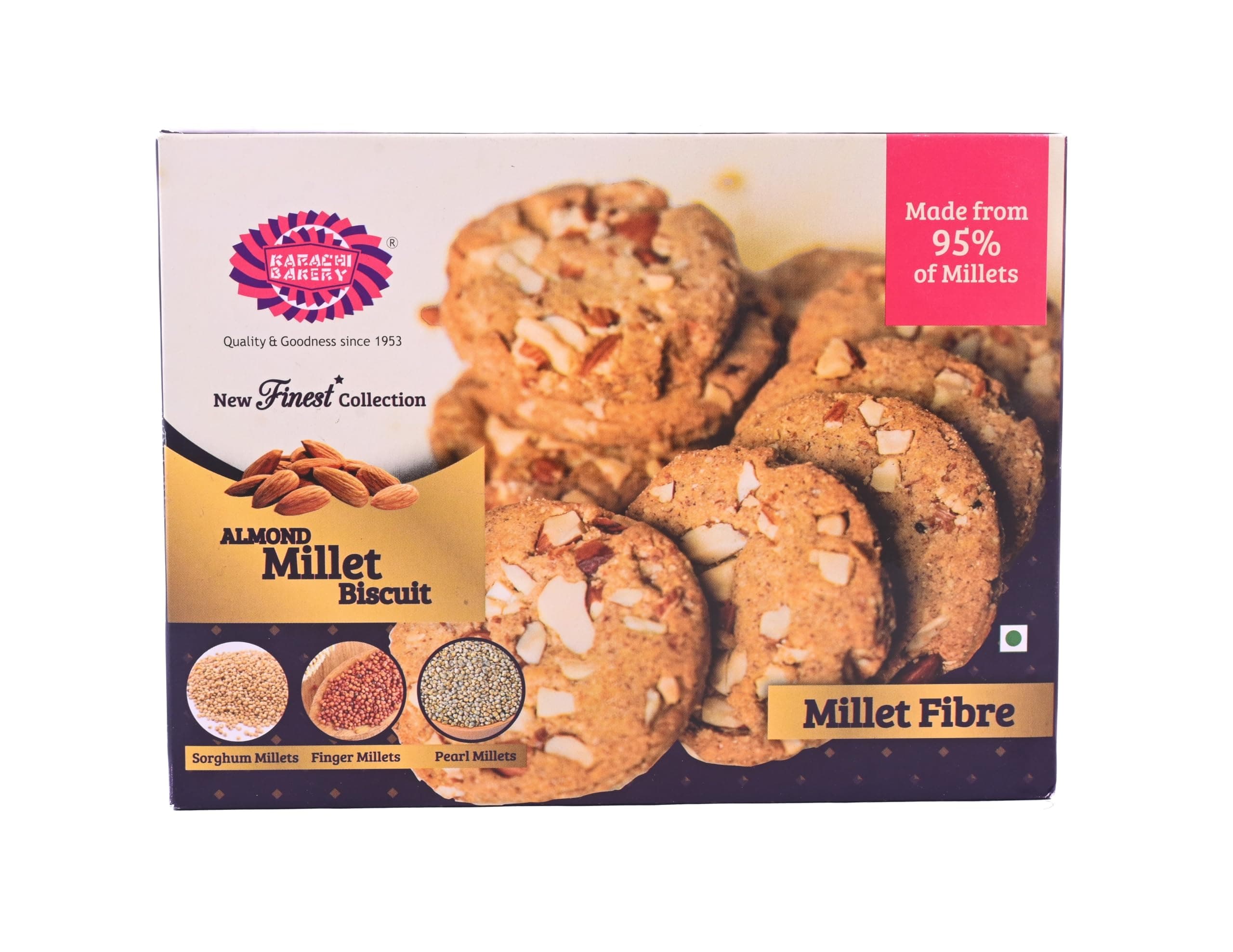 Karachi Bakery Almond Millet Biscuits, 300 g