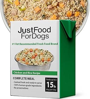JustFoodForDogs PantryFresh Chicken & White Rice (Set of 6)
