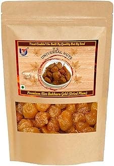 T.S. Universal Premium Dried Aloo Bukhara Gold/Dried Prunes Fruit/Alpagoda Pandu/Alpakoda Pazham Dry Fruits/Sukha Aloo Bukhara/Dry Plum/Dehydrated/Naturally Sweet / 250 grams