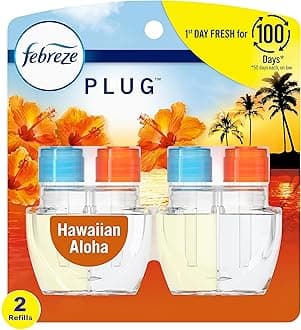 Febreze Noticeable Hawaiian Aloha Dual Oil Refill Air Freshener (2 Count, 1.75 Oz)