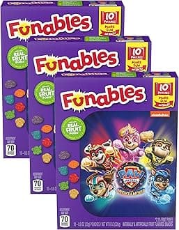 Fruity Snacks, PAW Patrol, Assorted Fruit, Flavored Snacks, 0.8 oz 10 ct (Pack of 3)