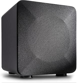 S6 Powered Subwoofer - Mini 6 Inch 210 Watt Front-Firing TV Speaker for Music and Movie Lovers