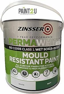 Zinsser Perma White Self-Priming Interior Paint Matt White 2.5L
