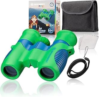 Junior Children Binoculars 6x21 - Green/Blue