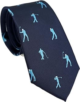 ZENXUS Theme Ties for Men, Sports, Animals, Holidays, Unique Designed and Woven Patterns