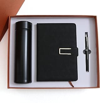 Crescent Arch Luxurious Gift Box Set for Men and Women Office Notebook With Pen and Insulated Stainless Steel Bottle Fashion Upscale Business Stationery Gift Set