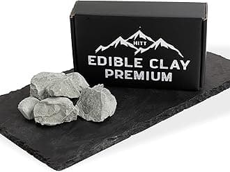 HITT Premium Uzbek Blue Edible Clay — Salty Crunchy Dirt Chunks for Eating, PICA Cravings and ASMR Food Content Creators — Handpicked, Organic, Ready to Eat PICA Alternative Snack — 7 oz / 200 g