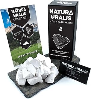 Belgorod Premium Edible Chalk Chunks | 17.6 oz - White, Amazing Crunch, Vegan Health Food, ASMR Food, Great Source of Calcium Carbonate